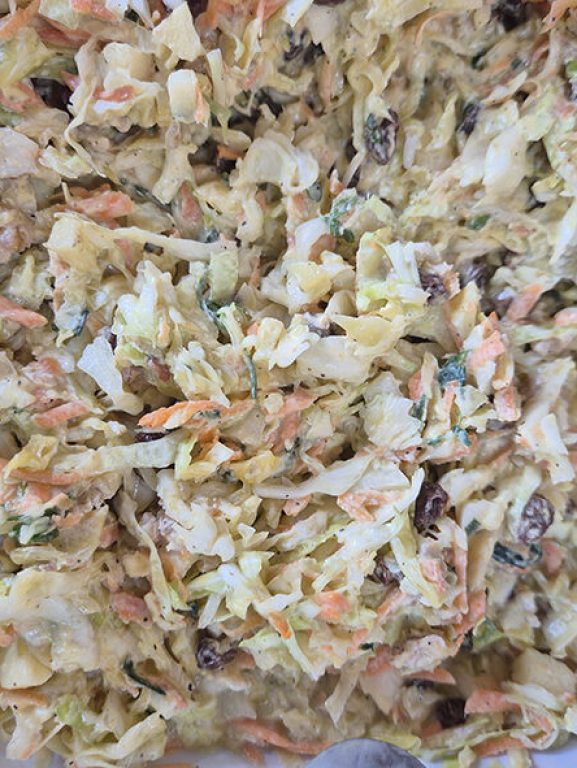 salada de repolho agridoce